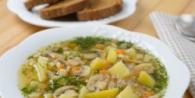 Как сварить грибной суп из замороженных грибов (подготовка) Грибной суп-крем из шампиньонов со сливками пошаговый рецепт с фото